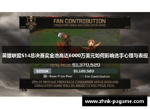 英雄联盟S14总决赛奖金池高达6000万美元如何影响选手心理与表现 英雄联盟S14总决赛奖金池高达6000万美元如何影响选手心理与表现